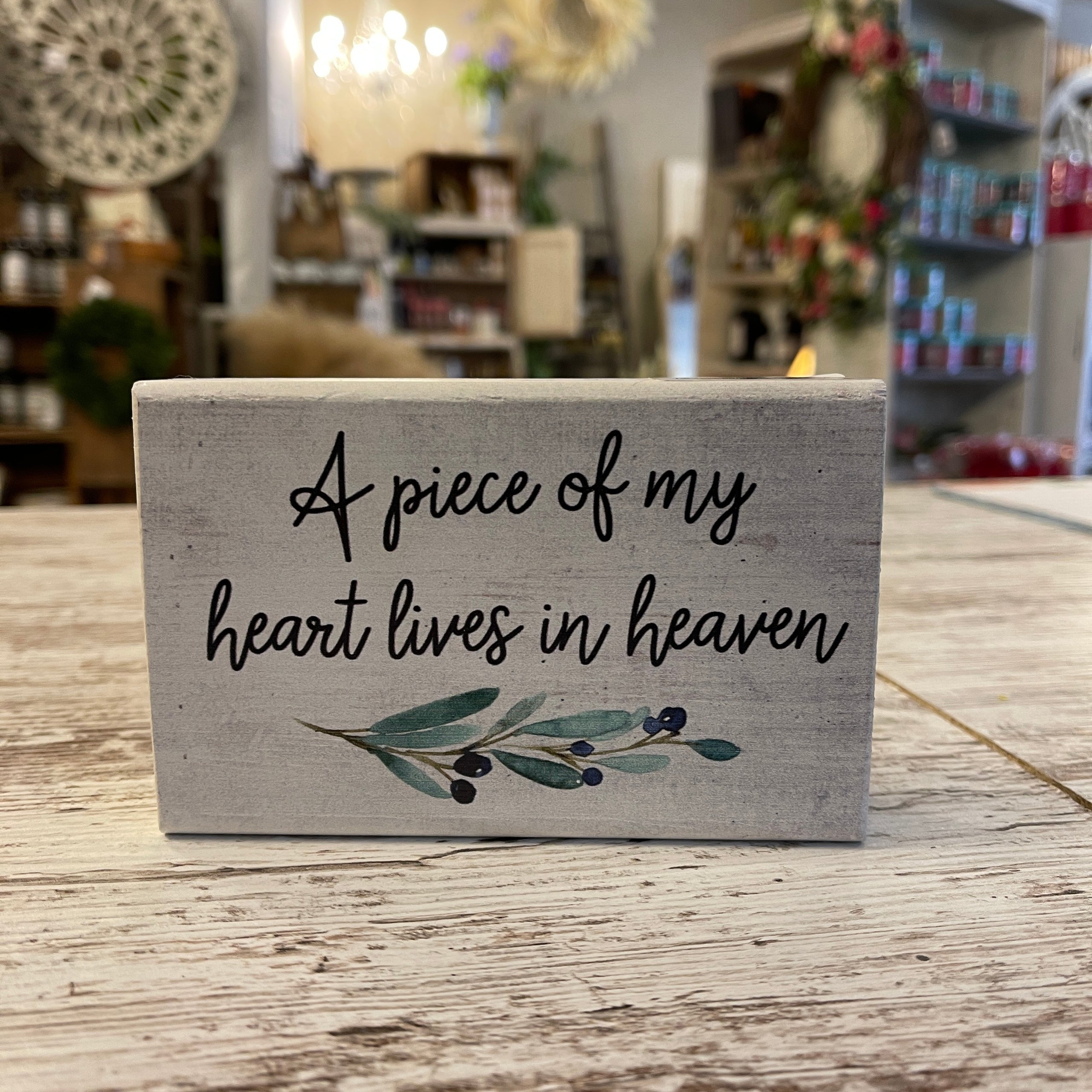 A piece of my heart lives in heaven charm online