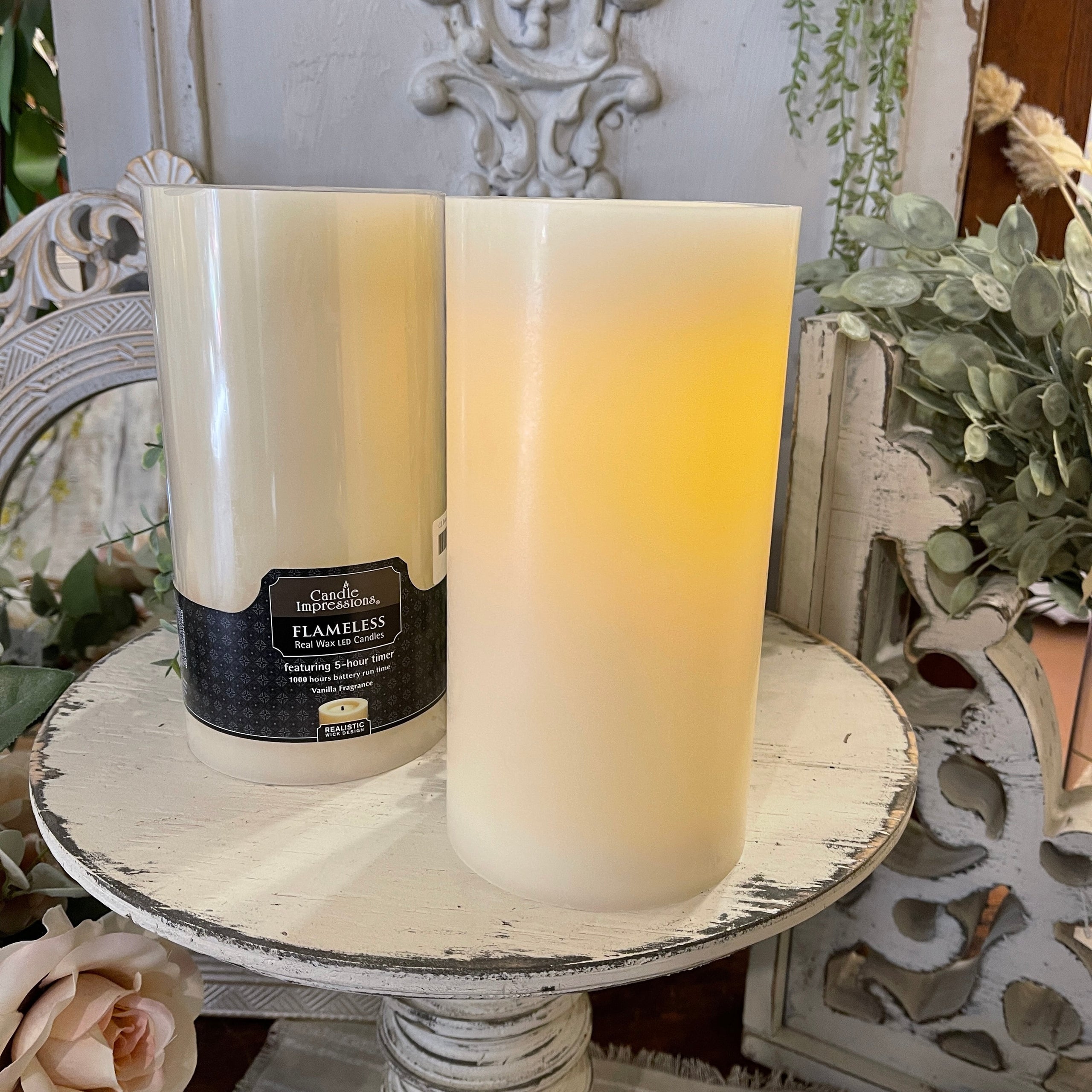 Candle impressions flameless led candle top
